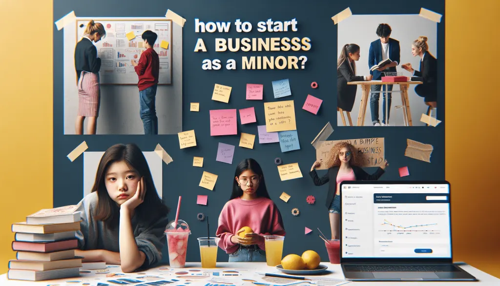 comment créer son entreprise en étant mineur ?