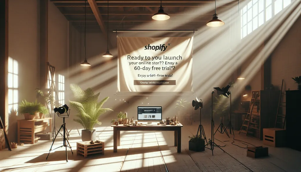shopify : envie de lancer votre boutique en ligne ? profitez d'un essai gratuit de 60 jours !